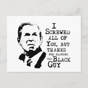 Ik heb jullie allemaal genaaid, behalve bedankt, v briefkaart