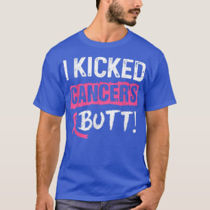 Ik heb kanker doodgemaakt met roze lintstof borstk t-shirt