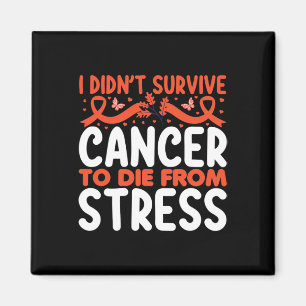 Ik heb kanker overleefd om niet aan stress te ster magneet
