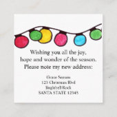 Ik heb kerstboomverlichting beweegt informatiekaartje (Achterkant)