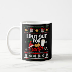 Ik heb kerstkoekjes en lelijke melk gekocht koffiemok