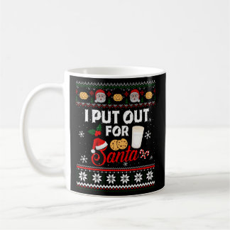 Ik heb kerstkoekjes en lelijke melk gekocht koffiemok