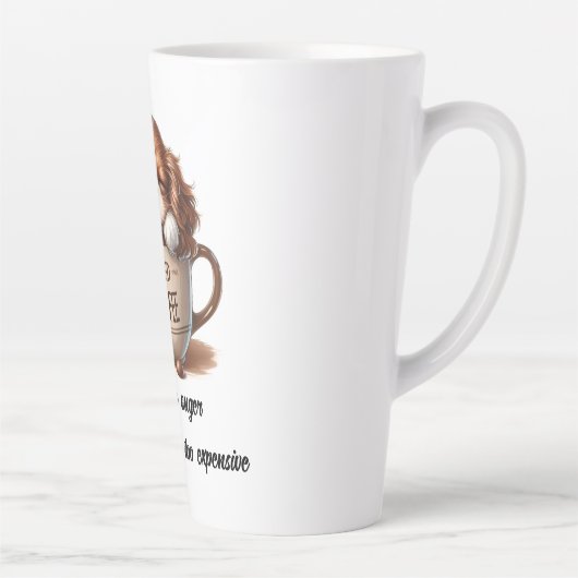 Ik heb koffie nodig latte mok (Rechts)