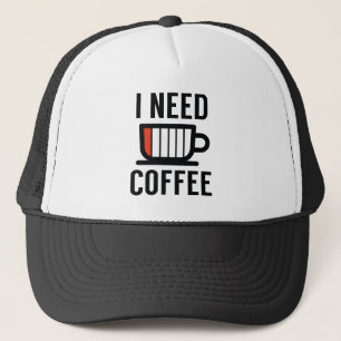 Ik heb koffie nodig trucker pet