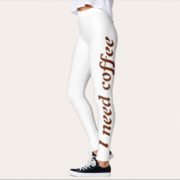 Ik heb koffie Workout Leggings voor vrouwen