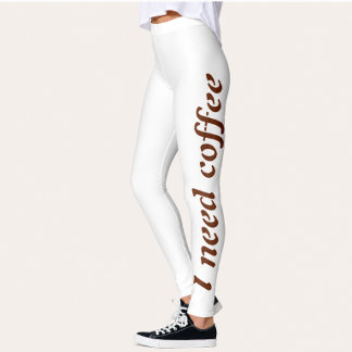 Ik heb koffie Workout Leggings voor vrouwen