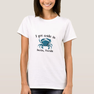 Ik heb krabben in Destin Florida T-shirt