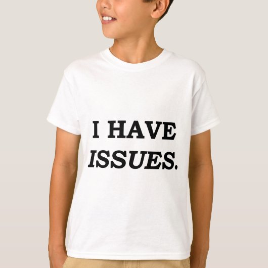 IK HEB KWESTIES. T-SHIRT (Voorkant)