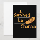 Ik heb La Chancla overleefd Funny Humor Mexicaanse (Voorkant / Achterkant)