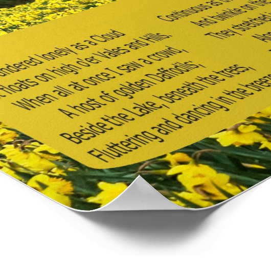 IK HEB LANGZAAM GEWANDERD ALS EEN CLOUD POSTER (Hoek)