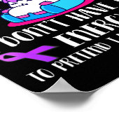 Ik heb last van fibromyalgie - kan fibromyalgie Dr Poster (Hoek)