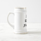 Ik heb leiding. Wil je me volgen?" Aangepaste bier Bierpul (Links)