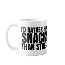 Ik heb liever snacks dan stress – Grappig voedsel