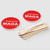 Ik heb MAGA overleefd Handwaaier (Niet-gemonteerd)
