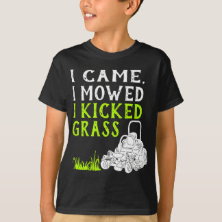 Ik heb me begeven dat ik grass Funny Lawnmower Lan T-shirt