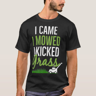 Ik heb me laten bewegen... ik heb gras geschopt vo t-shirt