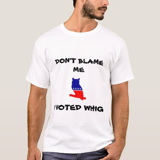 IK HEB ME NIET BLAME GESTEMD, IK HEB WIT T-shirt G (Voorkant)