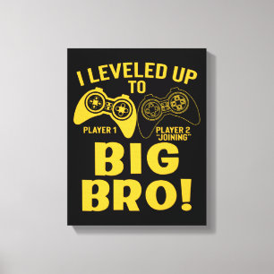Ik heb me opgehouden tot Big Bro Canvas Afdruk