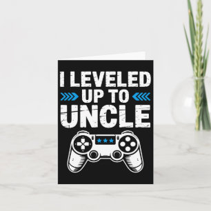 Ik heb me opgewerkt tot Uncle Gamer Gaming Zwanger Kaart