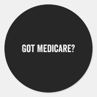 Ik heb Medicare verzekeringsmakelaar en verzekerin Ronde Sticker