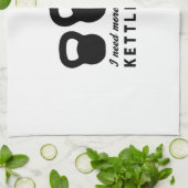 Ik heb meer Kettlebells nodig Theedoek (Gevouwen)