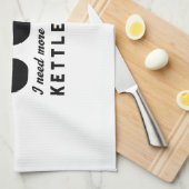 Ik heb meer Kettlebells nodig Theedoek (Quarter Fold)