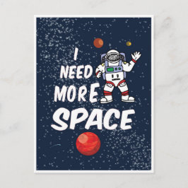 Ik heb meer ruimte nodig, briefkaart