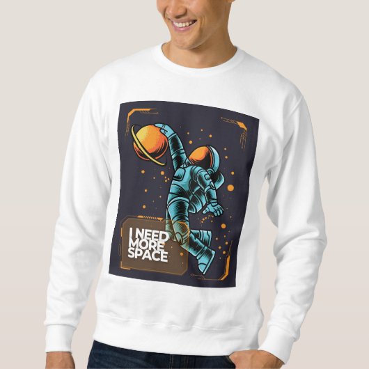 Ik heb meer ruimteasstronaut T-Shirt nodig (Voorkant)