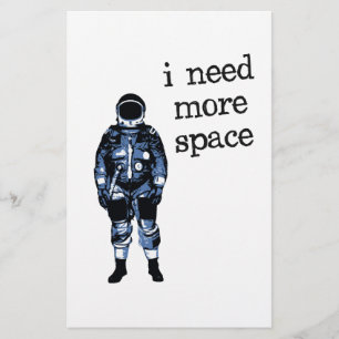 Ik heb meer ruimteastronaut nodig
