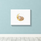 Ik heb meer slaap nodig canvas afdruk (Insitu (Houten vloer))