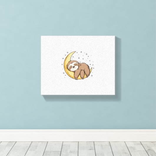 Ik heb meer slaap nodig canvas afdruk (Insitu (Houten vloer))