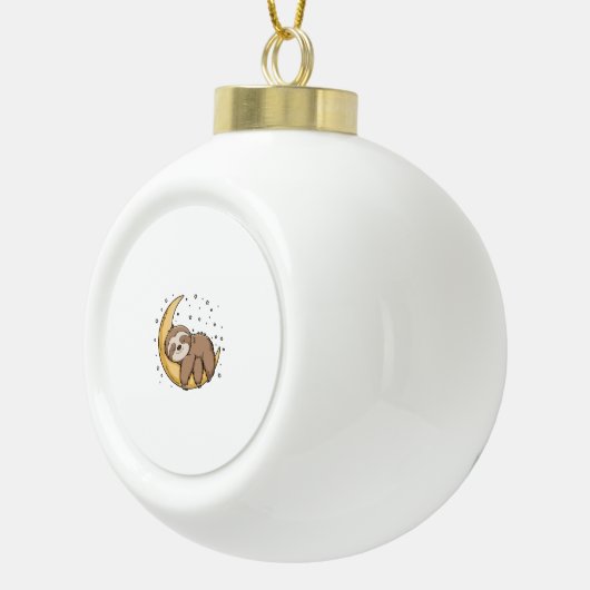 Ik heb meer slaap nodig keramische bal ornament (Rechts)