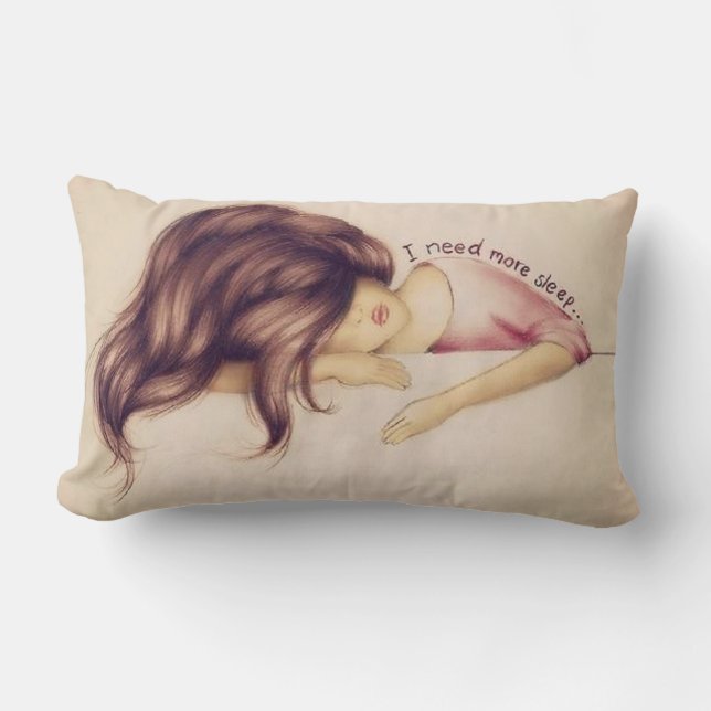 Ik heb meer slaap nodig kussen (Voorkant)