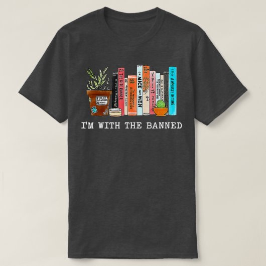 Ik heb met de verboden boeken gelezen dat ik verbo t-shirt (Design voorkant)