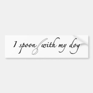 Ik heb met mijn hond gesproken bumpersticker