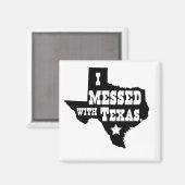 Ik heb met Texas gebeld. Magneet (Voorkant / Achterkant)