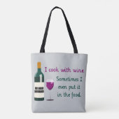 Ik heb met wijn gegoten... soms in de schurk van d draagtas (Achterkant)