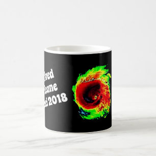"Ik heb Michael 2018 overleven" en orkaan Radar Koffiemok