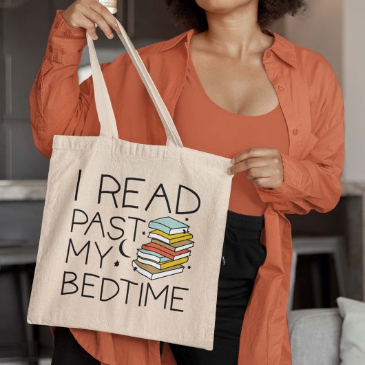 Ik heb mijn bedtijd gelezen tote bag
