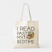 Ik heb mijn bedtijd gelezen tote bag (Achterkant)