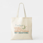 Ik heb mijn bedtijd gelezen tote bag (Achterkant)