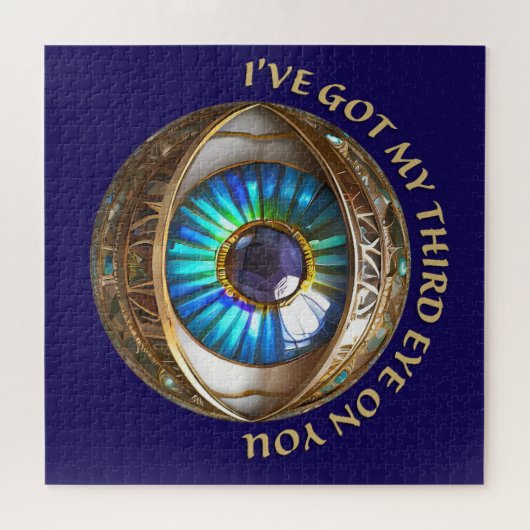 Ik heb mijn derde oog op jou legpuzzel (Horizontaal)