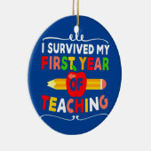 Ik heb mijn eerste jaar van het lesontwerp overlee keramisch ornament (Rechts)