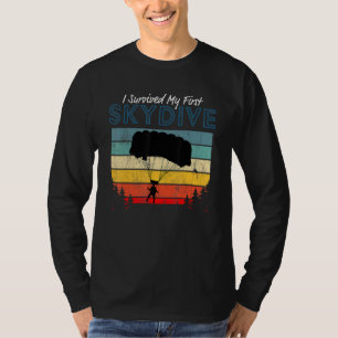 Ik heb mijn eerste parachutesprong overleefd Para T-shirt