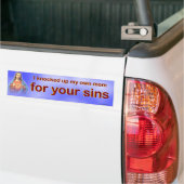 Ik heb mijn eigen moeder... bumpersticker (Op Truck)