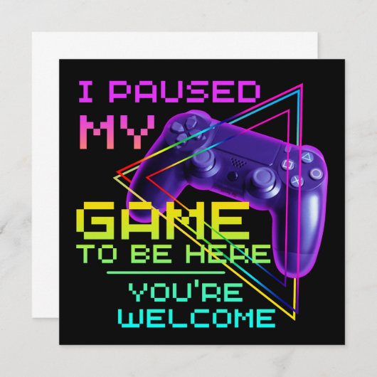 IK HEB MIJN GAME GESPECIALISEERD OM HIER TE ZIJN. (Voorkant / Achterkant)