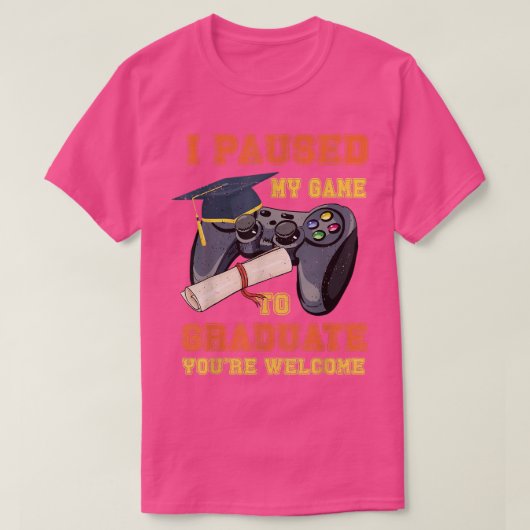 Ik heb mijn game onderbroken om videogames Lover G T-shirt (Design voorkant)