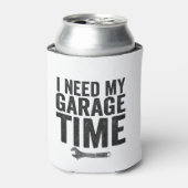 Ik heb mijn Garage-tijd nodig Funny Car Enthusiast Blikjeskoeler (Blikje Voorkant)