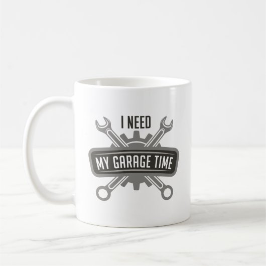 Ik heb mijn Garage tijd nodig Koffiemok (Links)