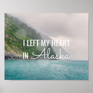 Ik heb mijn hart verlaten - het kustlandschap van poster